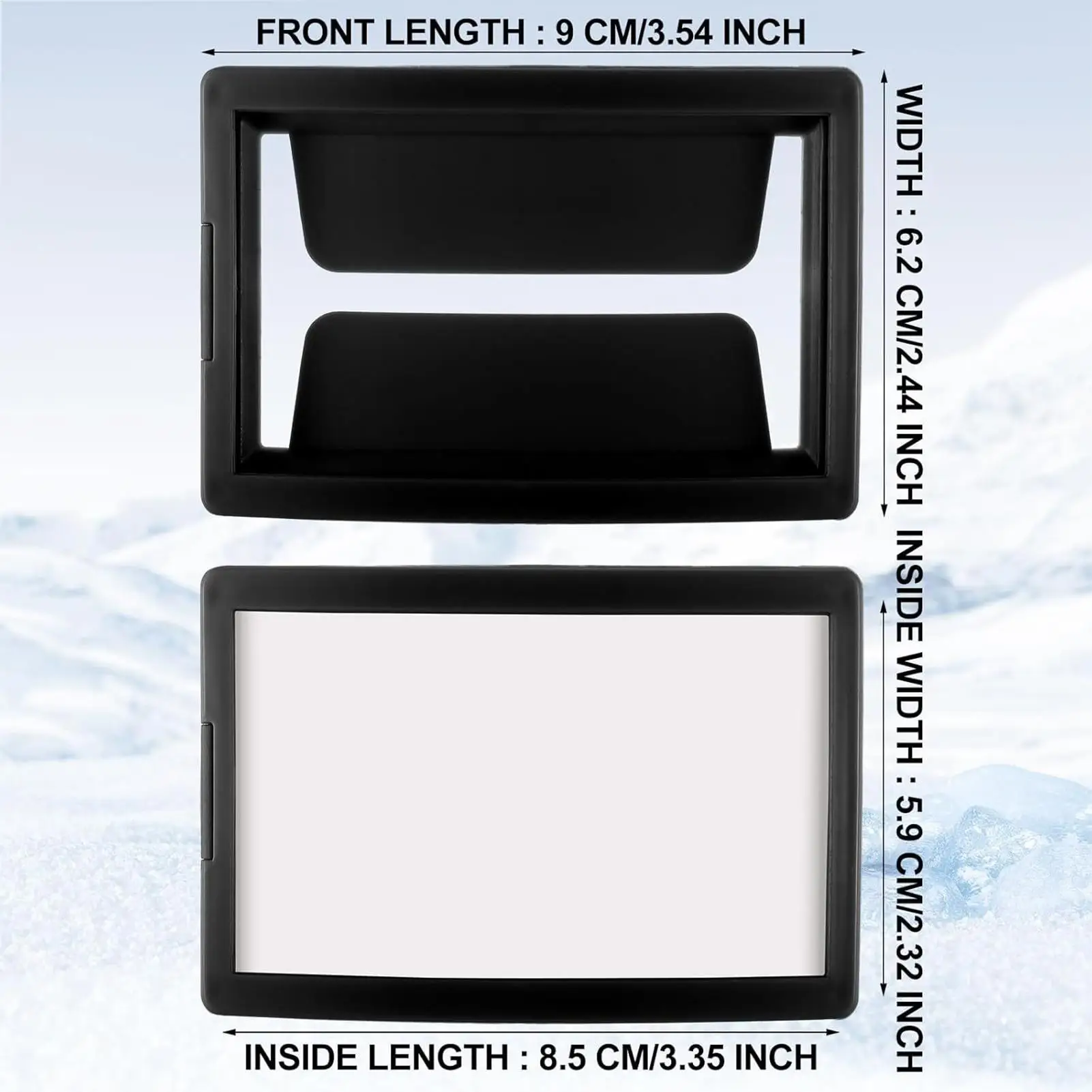 Ski Pass Holder 4 Pieces Fast Access Winter Sports Accessories Ski Credit Card Holder For Women Men Skier Professionals Mother