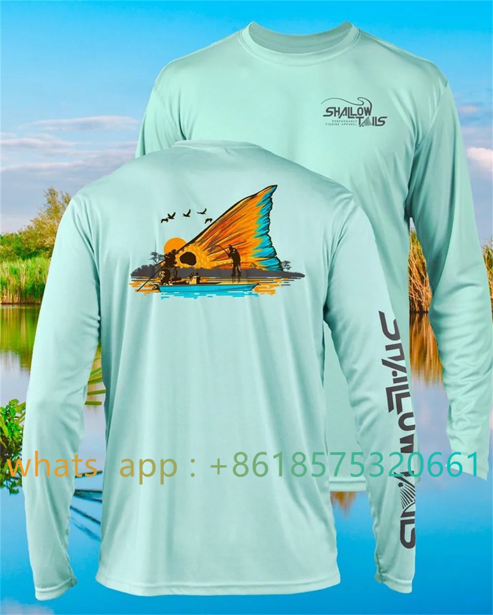 Bassdash UPF 50+ Youth Fishing T Shirt Long Sleeve Performance