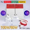 100W 80W Oneplus Charger Original USB Adapter SUPERVOOC Type C 10A Cable For OPPO X8 Realme Chargers One Plus 15 13R 12 11 Pro