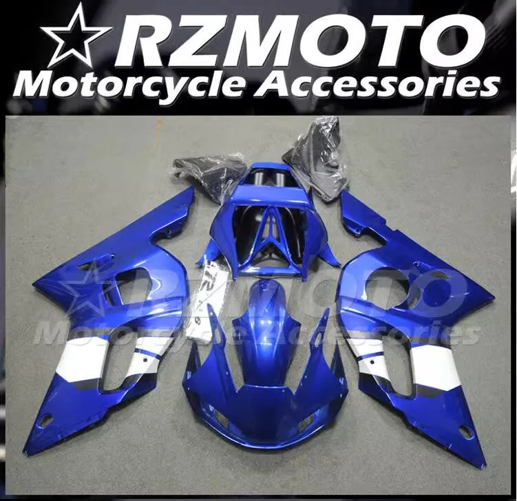 

4Gifts New ABS Motorcycle Fairings Kit Fit For YAMAHA YZF- R6 1998 1999 2000 2001 2002 98 99 00 01 02 Bodywork Set Custom Blue