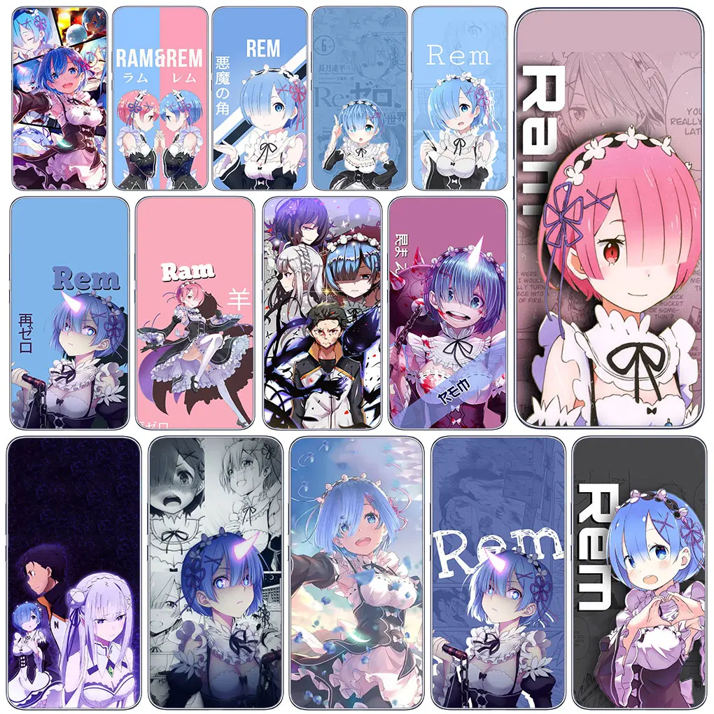 Re Zero Rem Ilia Custodia Per Telefono Per Motorola Moto One G8 G7 Play Action Fusion Plus Power Vision Zoom Hyper Macro Involucro