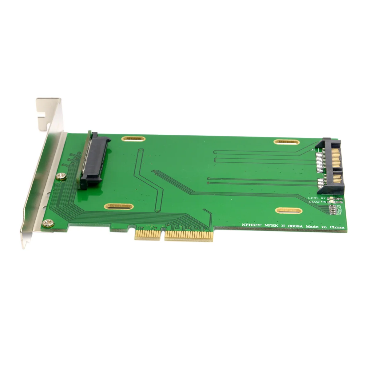 

CY CY PCI-E 3.0 x4 Lane to U.2 U2 Kit SFF-8639 Host Adapter for 750 NVMe PCIe SSD & Intel Motherboard