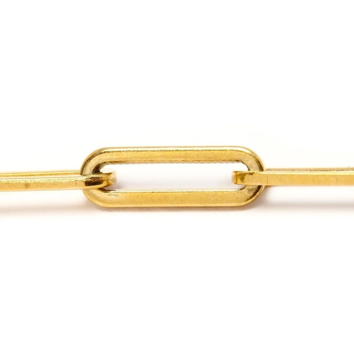 2021 Hot Fashion Paperclip Link Chain Women Necklace Stainless Steel Gold Color Chain Necklace For Women Men Jewelry Gift