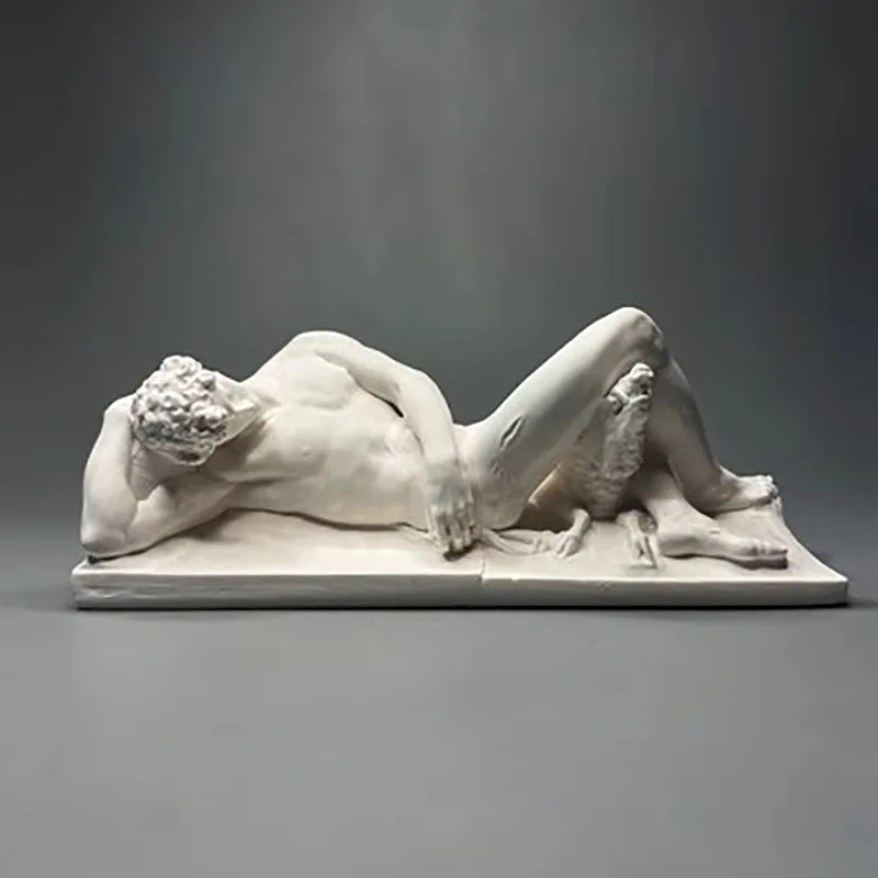 Nordic Minimalist Retro Art Plaster Figurines, Character Sculptures, Wine Cabinet, Porch Decorations, Art Teaching Aids, Gifts