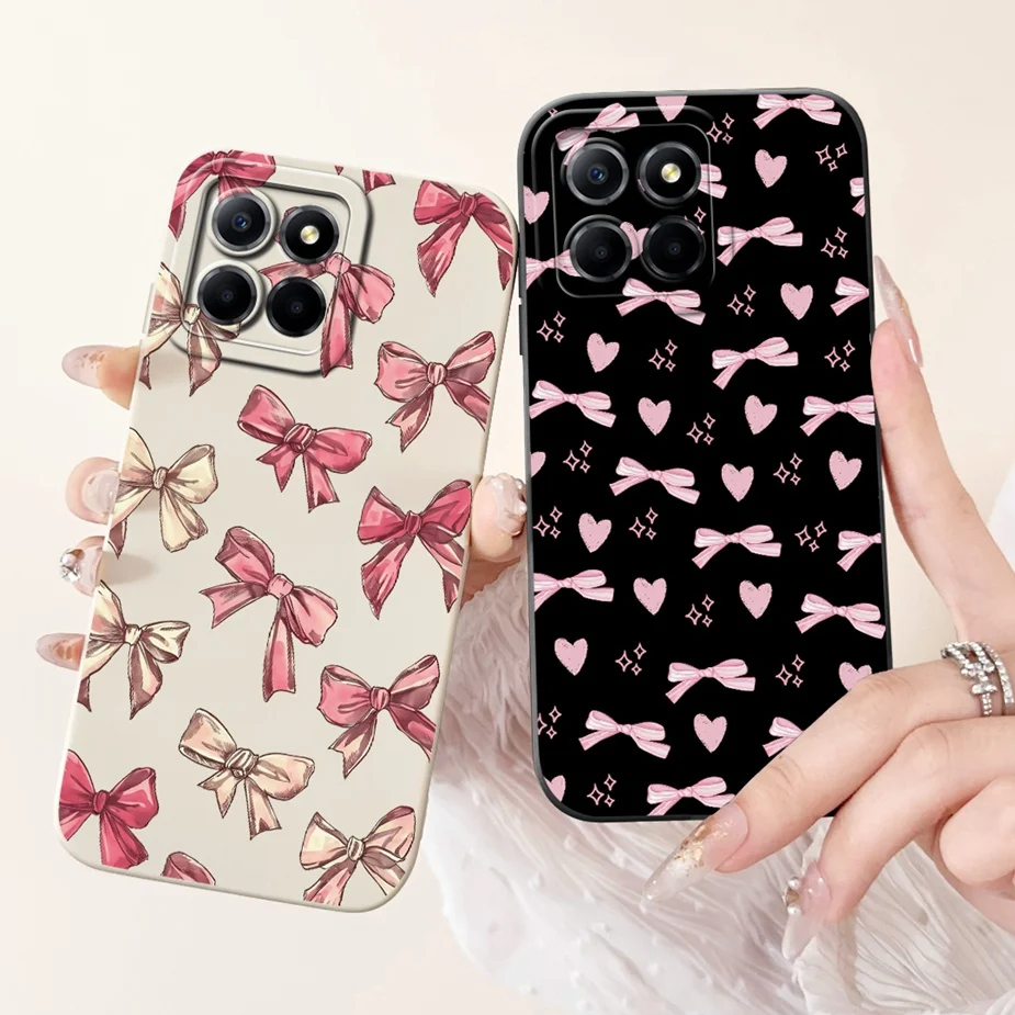 Cute Rabbit Cat Bow Soft TPU Phone Case Cover