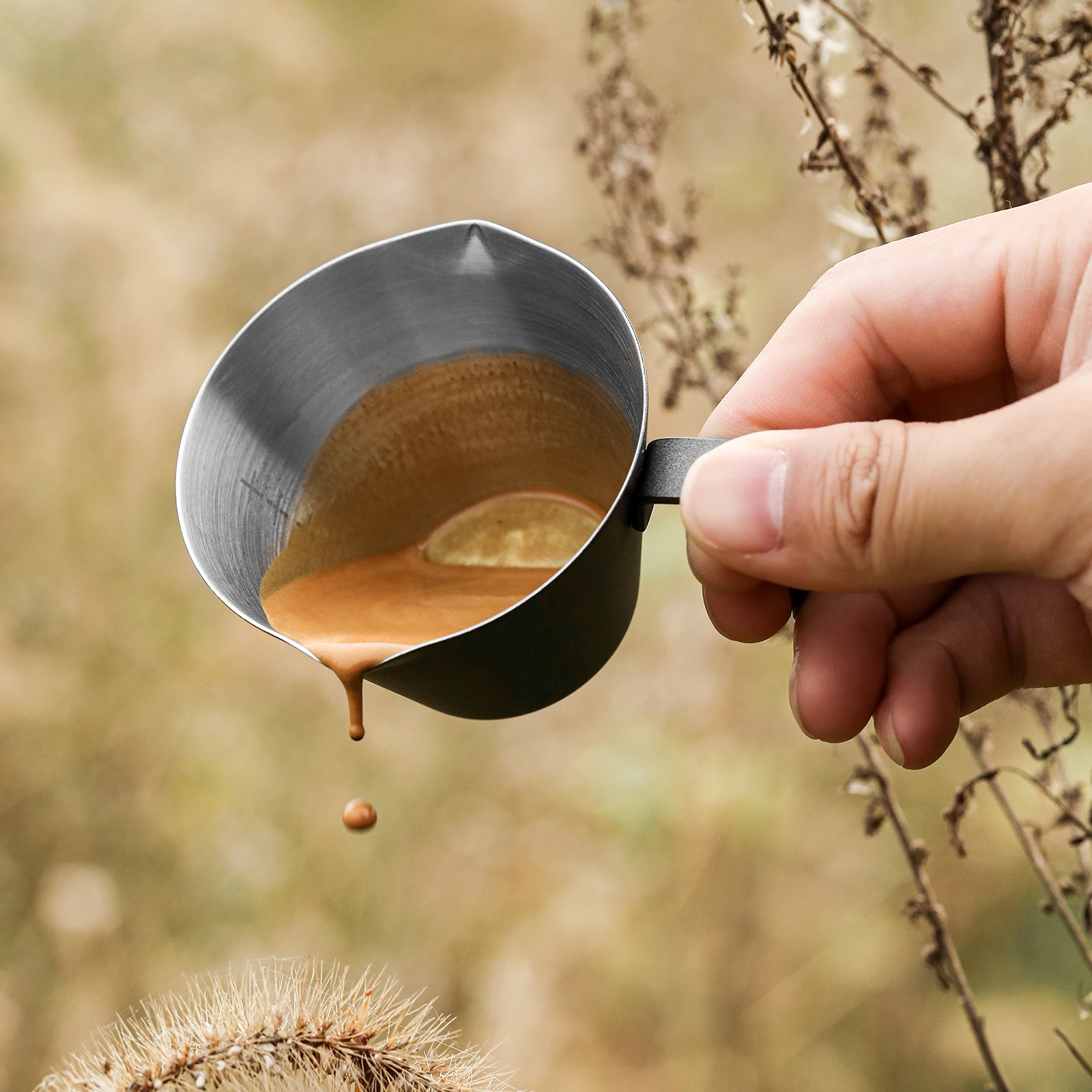 MHW-3BOMBER Stainless Steel Espresso Measuring Cup 2/3 Pack Shot Espresso Cups 100ml Home Barista Coffee Accessories