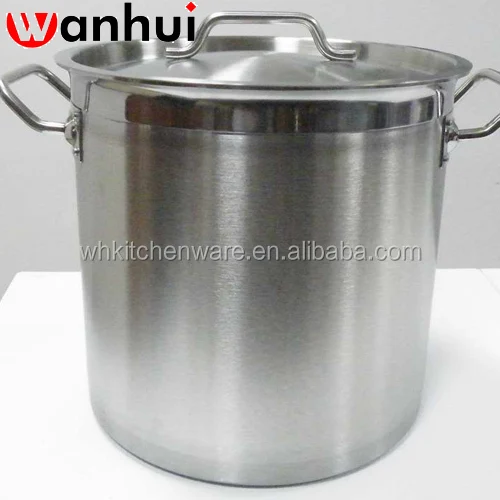 100 Liter Cooking Pots Large Commercial Jacketed Industrial Stainless Steel  Cookware - China Large Stainless Steel Cooking Pots, 100 Liter Cooking Pots