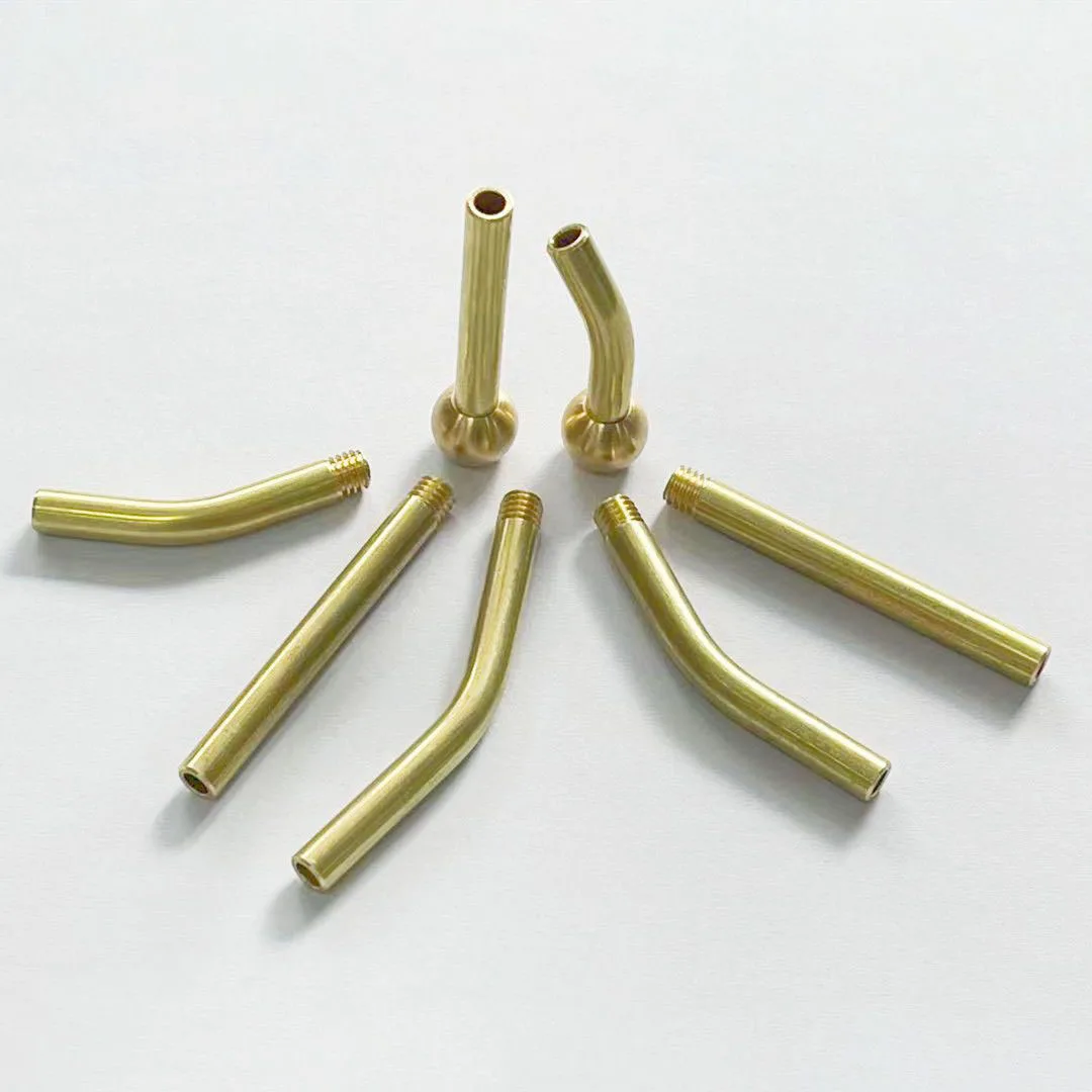 M5/M6/M8 threaded brass CNC cooling spray hollow elbow 1pcs pipe fitting water pipe fitting hose pipe fitting