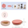 1pc  Pet Travel Bowl Pet Outdoor Portable Dog Food Bowl Snack Box Multifunctional Dog and Cat Outdoor Bowl Feeding Water 4