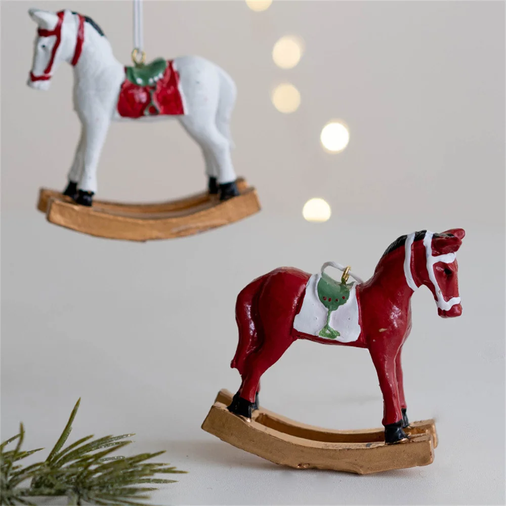 

Мультяшные украшения Создание рождественской атмосферы орнамент из смолы высококачественный материал очаровательные Рождественские елочные украшения