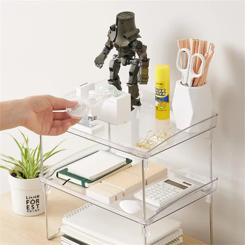 Desktop-Shelf-Multi-functional-Stackable-Makeup-Organizer-Side-Table ...
