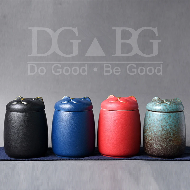 

Урна в форме кошки для фотографий-урны для памятного кремации в форме кошки-чёрные декоративные урны ручной работы для похорон, фотосессия, урна для собак