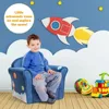Kids Couch, Children's Sofa Armrest Chair with Pattern, Toddler Furniture w/Sturdy Wood Construction, Preschool 4