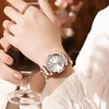 POEDAGAR Luxury Fashion Womens Watch Waterproof Luminous Dial Love Shape Stainless Steel Automatic Ladies Quartz Movement Watch 6