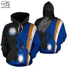 

Newest Marshall Islands Polynesian Flag Tribal Culture Retro Tattoo Tracksuit Men/Women 3DPrint Casual Funny Pullover Hoodies X5