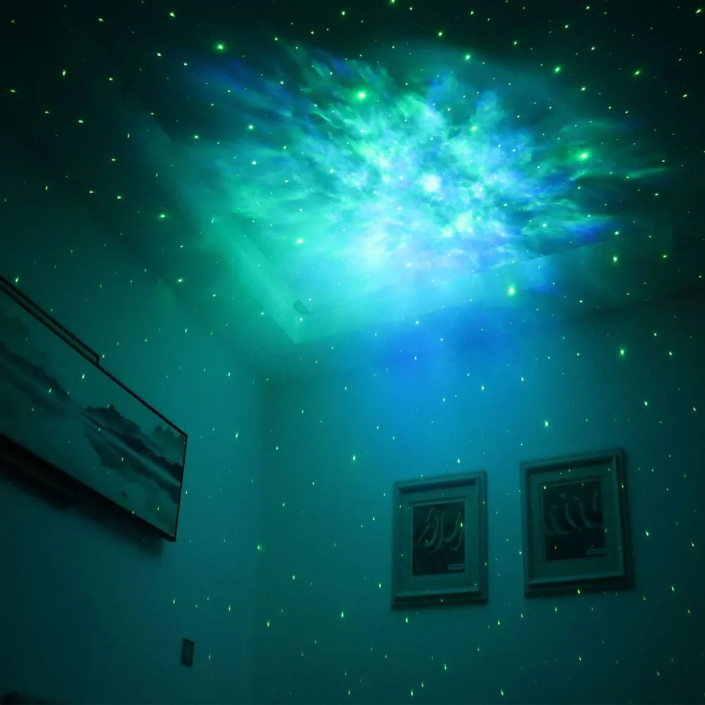 2022 Remote Control Atmosphere Light Robot 360° Rotating Night Light Stepless Dimming Projector Night Lamp Net Red Selfie Light 5