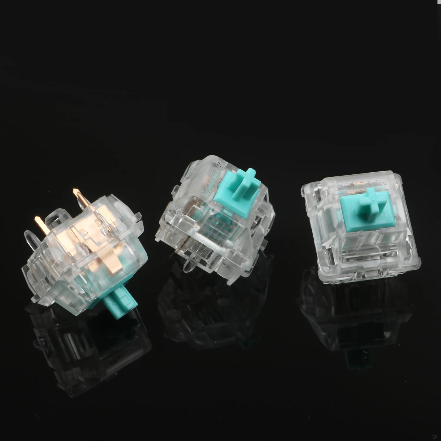 

Zeal Tealios V2 Linear Switches Mechanical keyboard custom switch GATERON production Pcb mount 67g 5pin switch