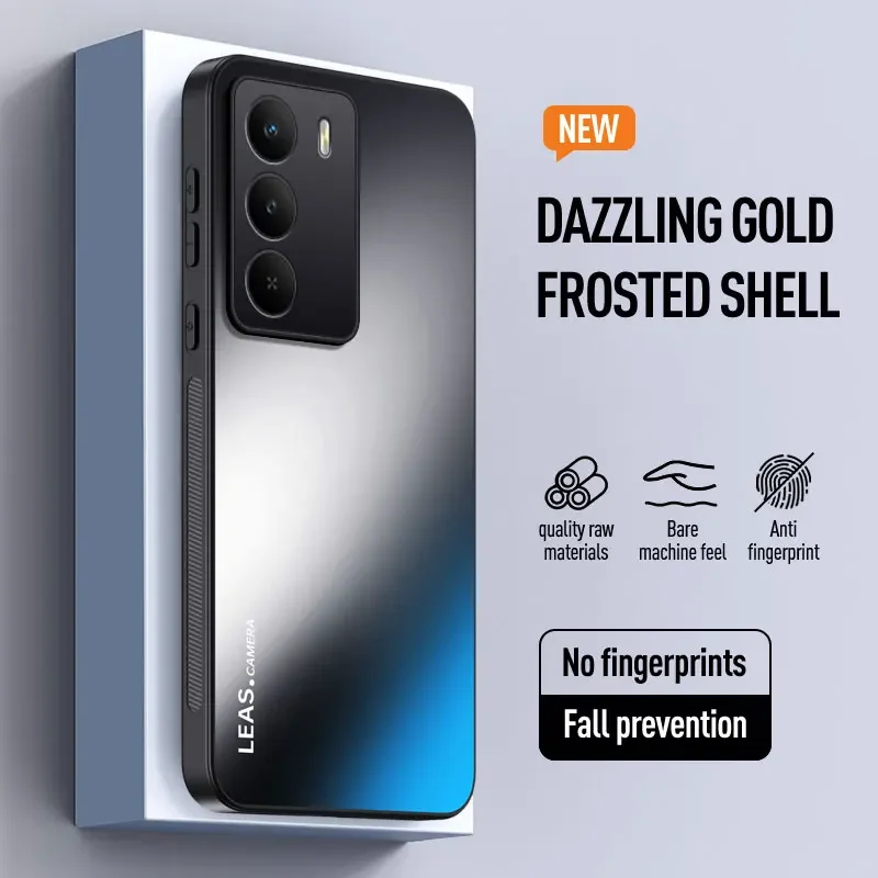 Luxury Frosted Dazzling Gold Shockproof Silicone Hard Phone Case