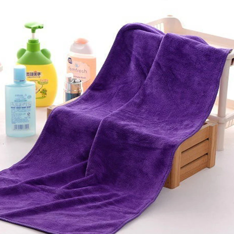 High quality Microfiber fabricbath towel adult quick-drying soft absorbent hotel beauty salon towel 120X200CM 4