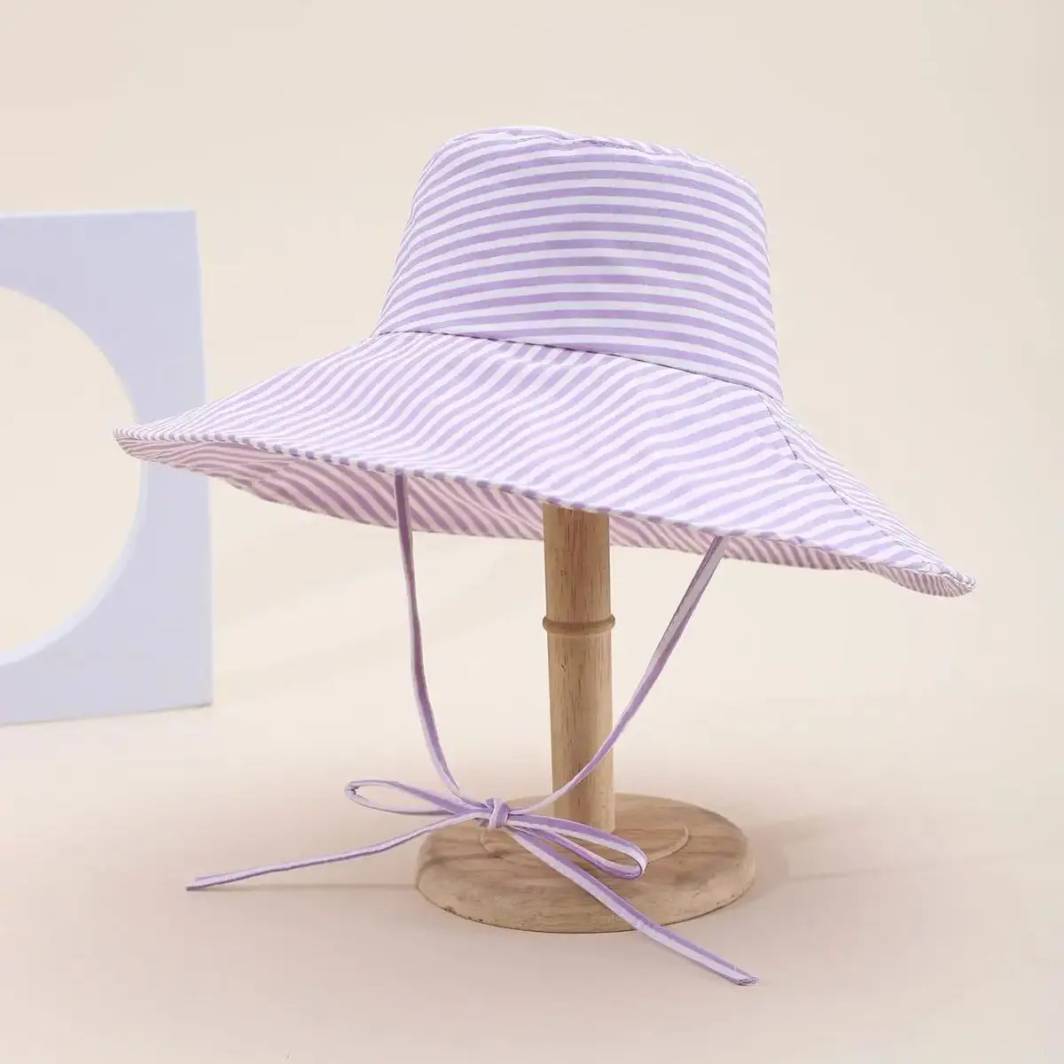 Bucket Hat sun hat women bucket hat women hat for Women Leisure Foldable Striped Printed Sunshade for Beach Sun Protection
