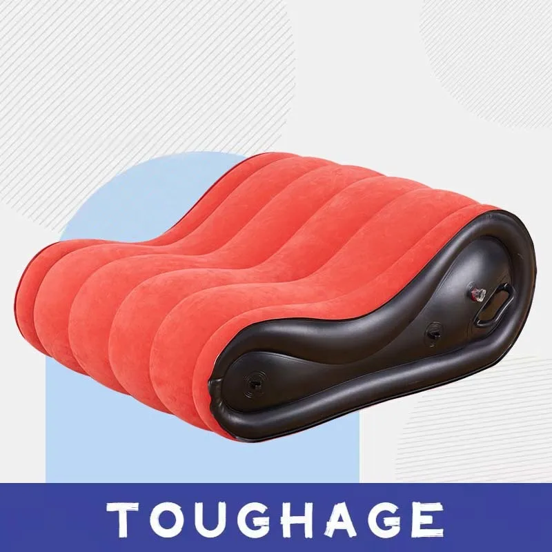 

Inflatable Position Sofa Sex Bed Sofa With Handcuffs Leg Cuffs Yoga Chaise Lounge Relax Chair Air Sofa Portable Sex Furniture