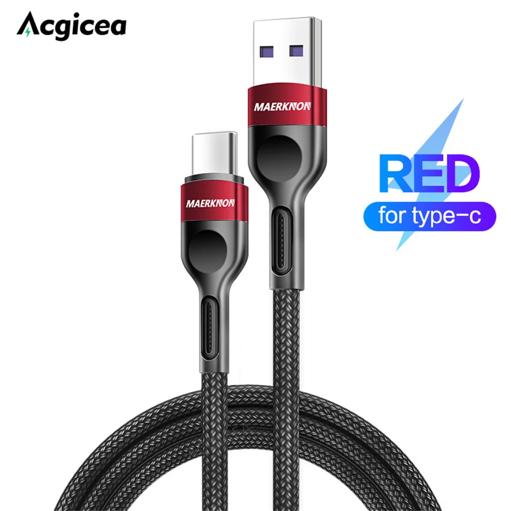 phone charger cord Fast Charging USB C Cable Micro USB Charger Cables For Samsung S20 S10 S9 Xiaomi Mi 11 10 Huawei P30 Pro Wire 5A Type C Cable android phone charger cord Cables