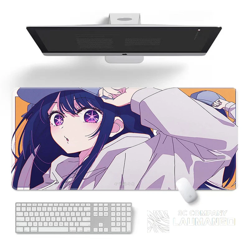 

Xxl Anime Girl Mouse Pad Oshi No Ko Pc Gamer Cabinet Desk Mat Keyboard Computer Desks Gaming Accessories 900x400 Kawaii Mousepad