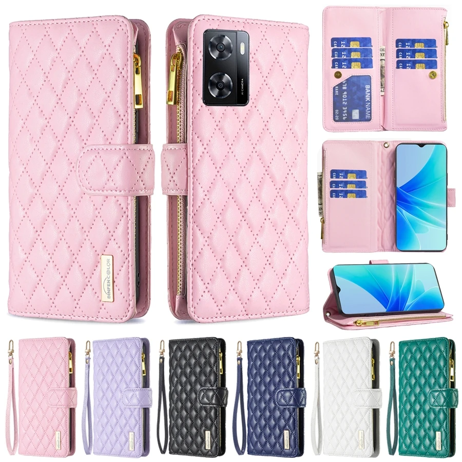 

Wallet Small Fragrance Leather Case For OPPO A96 A94 A77 A74 A57 A54 A16 Find X5 Lite Reno 7 Realme 9i 9 Pro C35 C31 C30 C25 C11