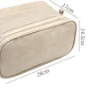 High appearance double zipper make-up bag large-capacity portable travel senior impression make-up brush wash-and-wash bag 6