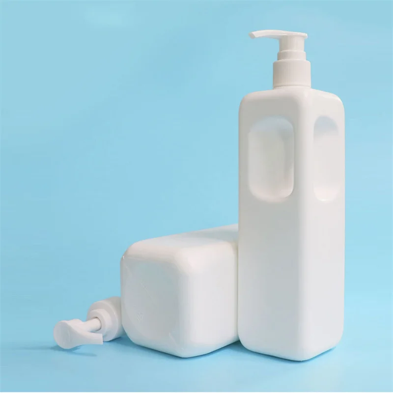 Square Liquid Soap Dispenser Bottle Shampoo Body Wash Shower Gel Container Household Bathroom Refillable Bottle 500/1000ml