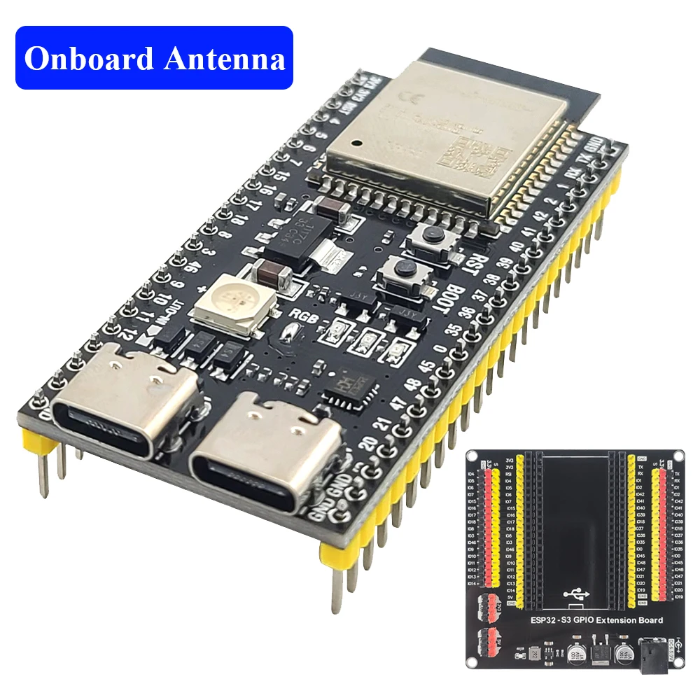 ตัวเลือกสินค้า บอร์ดพัฒนา IoT ครบวงจร ESP32-S3 โมดูล Wi-Fi & Bluetooth 2.4GHz