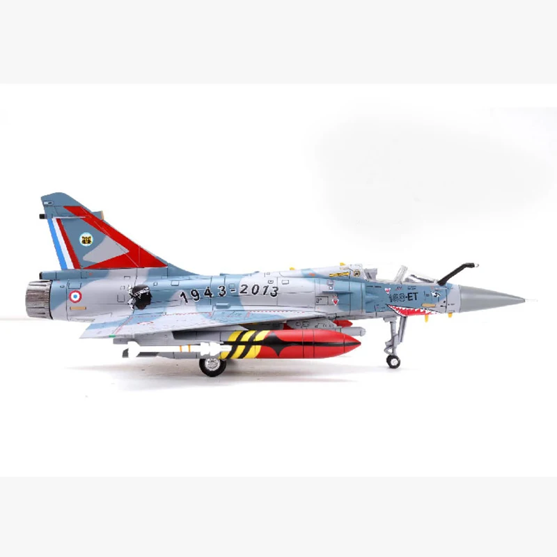 Die Cast French Air Force Mirage 2000-5F Fighter Jet Militarized Combat 1:72 Ratio Lega E Simulazione Plastica Regalo Da Uomo