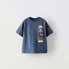 Short Sleeve T-shirt Child Summer Clothes Fashion Casual Round Neck Base Shirt New Design Tees Printed Thin Loose Tops For Boys 4
