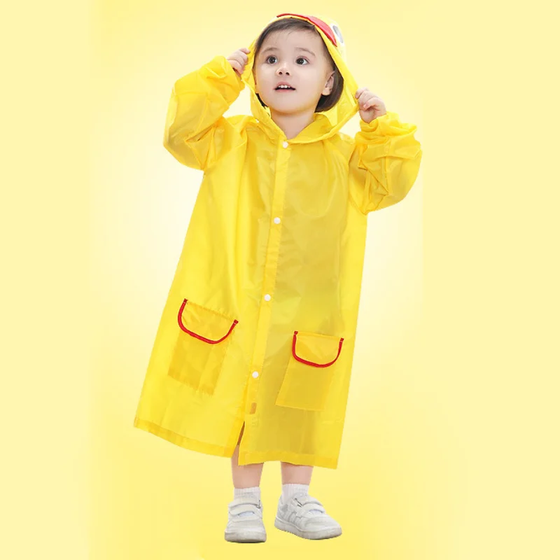 1PCS Children's cartoon raincoat Korean children's rain gear Cute baby