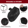 MAGORUI Quick Release Shell Catcher with Detachable Picatinny Heat Resistant Thickened Brass Catcher Nylon Mesh for Rifle 3