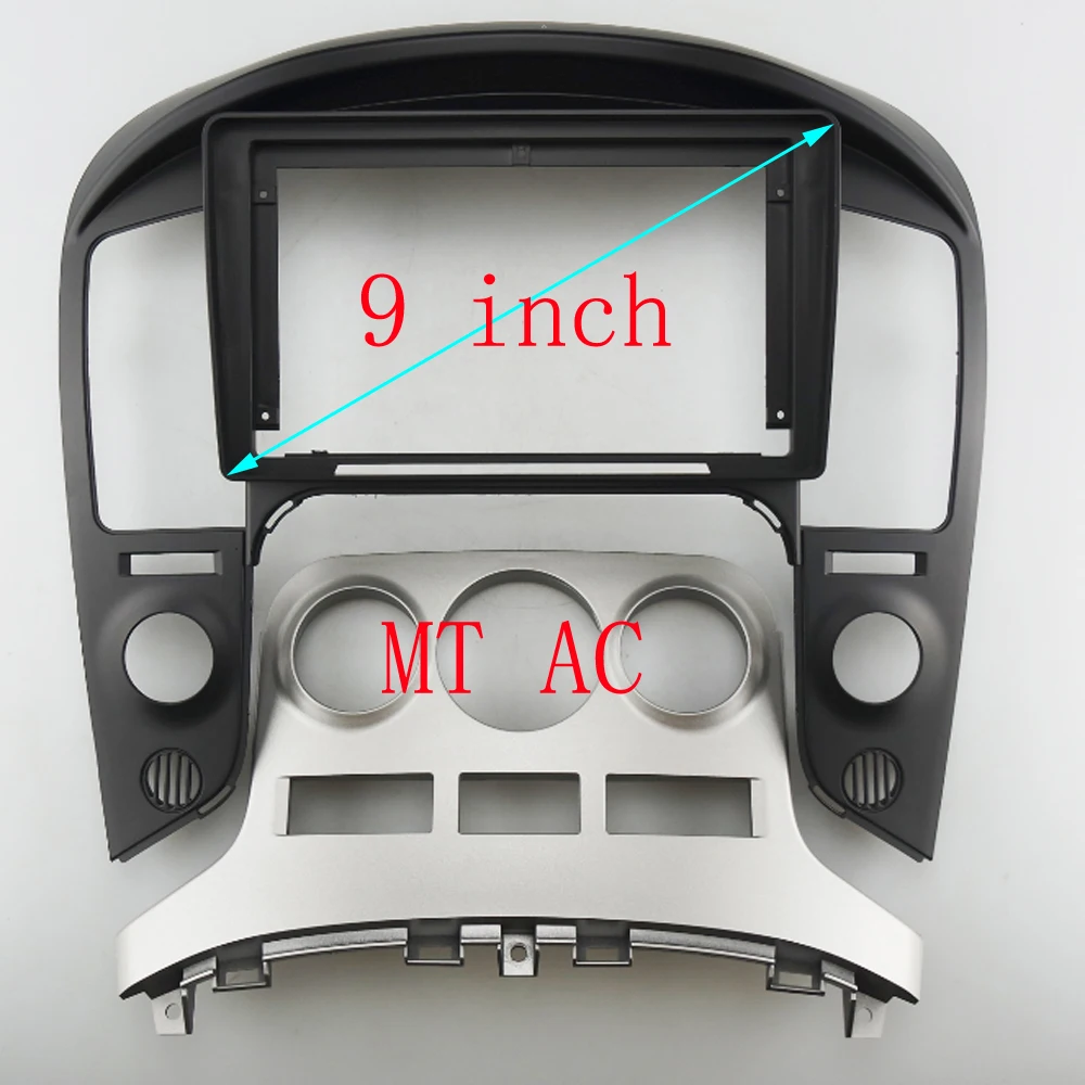 Cadre Façade Autoradio Pour Hyundai Starex H1 2007-2015 – Adaptateur 9 Pouces – Montage Tableau De Bord (type MT AC) - 7