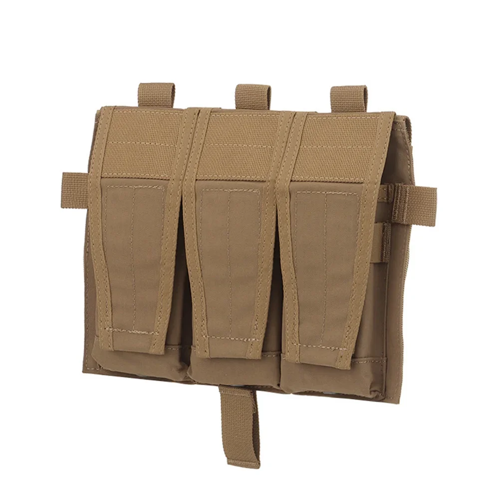 500d Nylon Dreifach beutel m4/5,56 Jagd weste abnehmbare Klappe Front tasche Platten träger Zubehör für avs spc jpc 2,0 Weste – Detail 11
