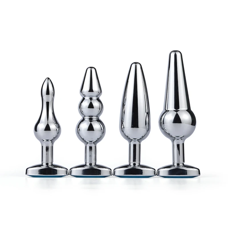 Kovový análny stimulátor prostaty, masážny prístroj na prostatu, análny kolík pre ženy a mužov, análne hračky, erotický sexuálny produkt_voghion.com