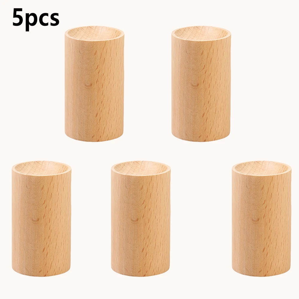 5pcs/10pcs Wooden Essential Oil Diffuser Portable Aromatherapy Car Diffuser Home Indoor Round Cylinder Fragrance Spreader wood scent diffuser,aroma diffuser sticks