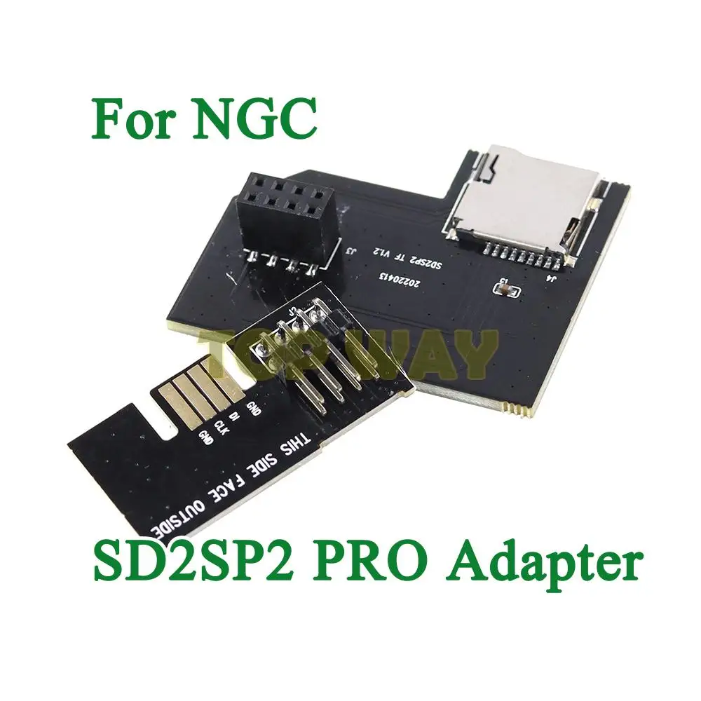 

20PC For NGC SD2SP2 GameCube SD SP2 Adapter Load SDL Micro SD Card TF Card Reader-GB Player Easy Access Compatible Color Edition