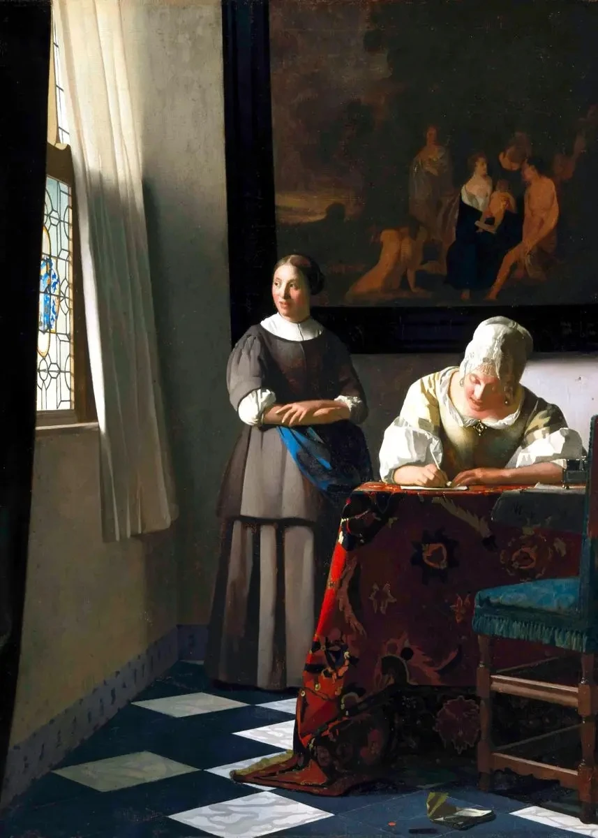 Timeless Johannes Vermeer Canvas Art Print for Elegant Living Room Decor