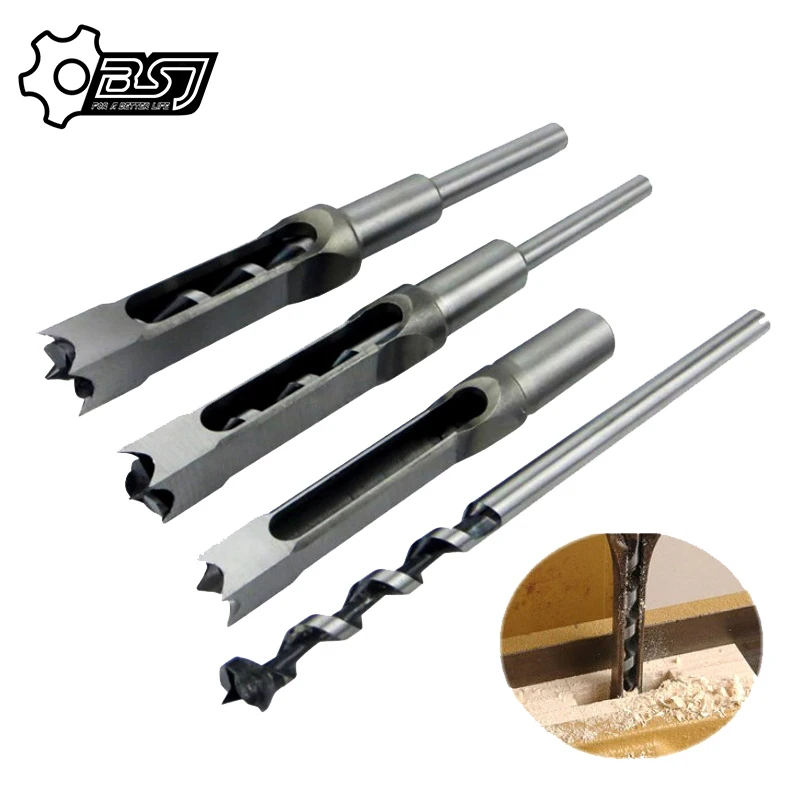 Woodworking drill tool set square drill auger chisel set square hole lengthening saw 6.0mm~16Mm