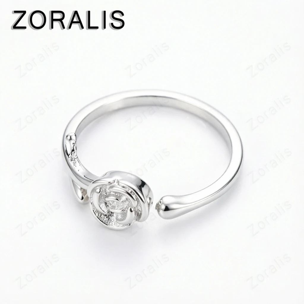 Elegant 18K Gold Adjustable Flower Rose Ring for Women - Perfect for Weddings and Parties
