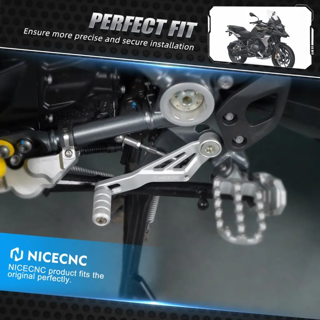 Fußrasten Fußstütze Schalthebel für BMW R 1250GS 2019–2023 R1250GS Adventure 2019–2024 R 1200 GS R1200GS Adventure 2013–2018 – Detail 17