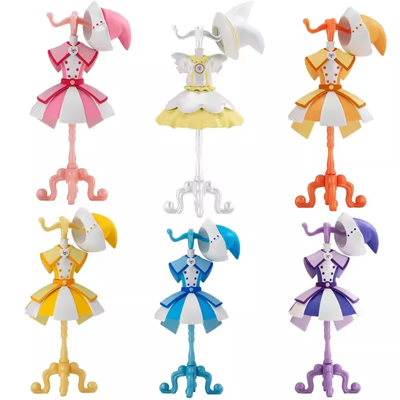 

Bandai Original 6Pcs Gashapon capsule 2 Ojamajo Doremi Anime Figure Toys For Kids Gift Collectible Model Ornaments