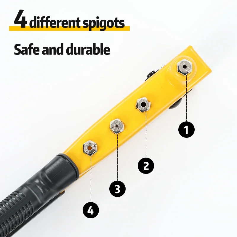 Heavy Duty Riveter Gun Set Hand Riveter Set M3/M4/M5/M6/M8 Blind Rivet Pliers Gun DIY Rivets Nut Repair Tool 120/60pcs rivet gun,rivet nut tool,rivet gun set