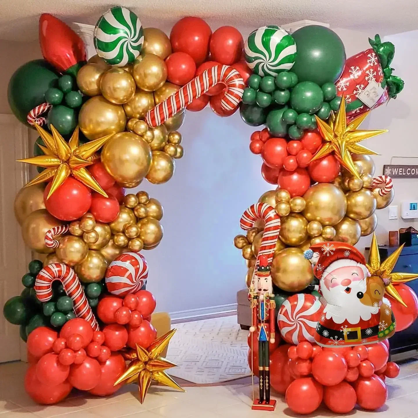 trookee® - Decorazioni natalizie - Palloncini Re Magi Metallizzati da 110 cm - Confezione 3 Palloncini