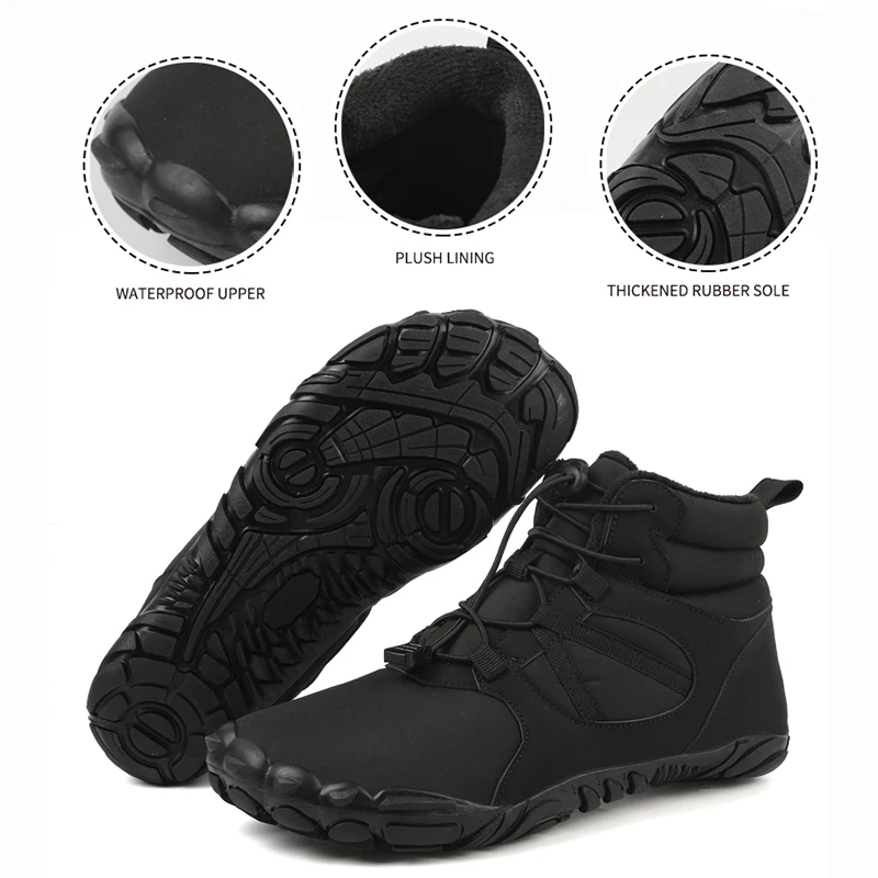 Winter Snow Boots Barefoot Casual Shoes 4