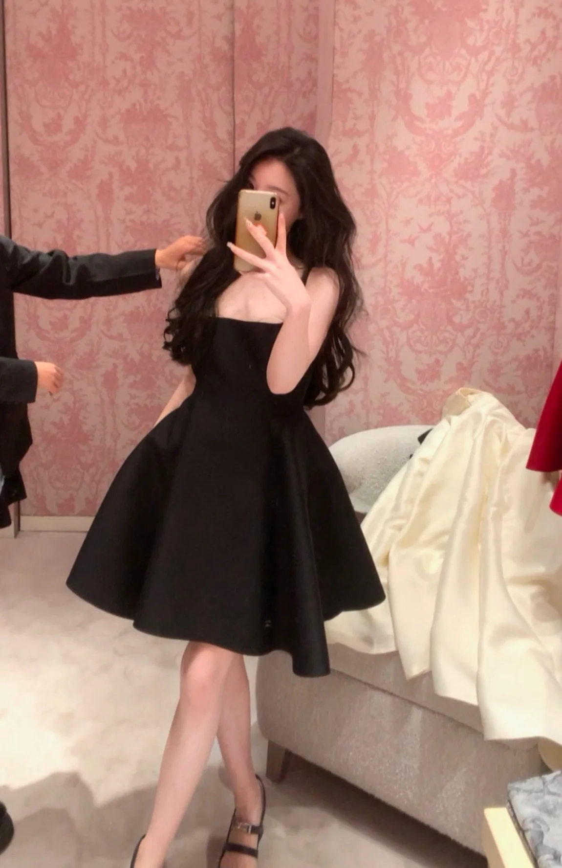 Elegant Short Dresses for Women Summer New Solid Spaghetti Strap A-line Evening Party Dress Prom Chic Clothing Vestidos Mujer