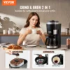 VEVOR 8-12 Cups Coffee Maker with Grinder Grind and Brew Coffee Maker &Adjustable Grinding Coarseness for Home Office Restaurant 2